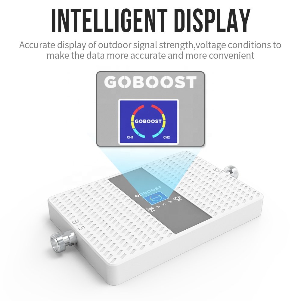 GOBOOST cell phone 850mhz 1900mhz dual band amplifier 2G 3G 4G network Mobile Phones signal booster